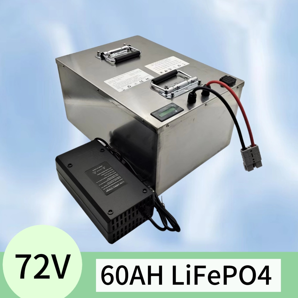 72V 60Ah Lifepo4 Battery Pack - Paquete de batería recargable Lifepo4 de