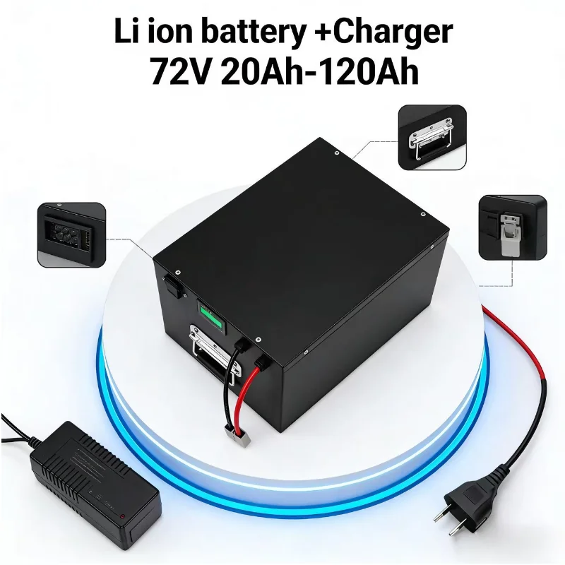 60V 30Ah Electric Scooter Battery - Paquete de Baterías de Iones de