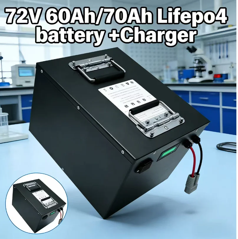 72V 60Ah Lifepo4 Battery Pack - Paquete de Baterías de Litio-Hierro-Fosfato (LiFePO4)