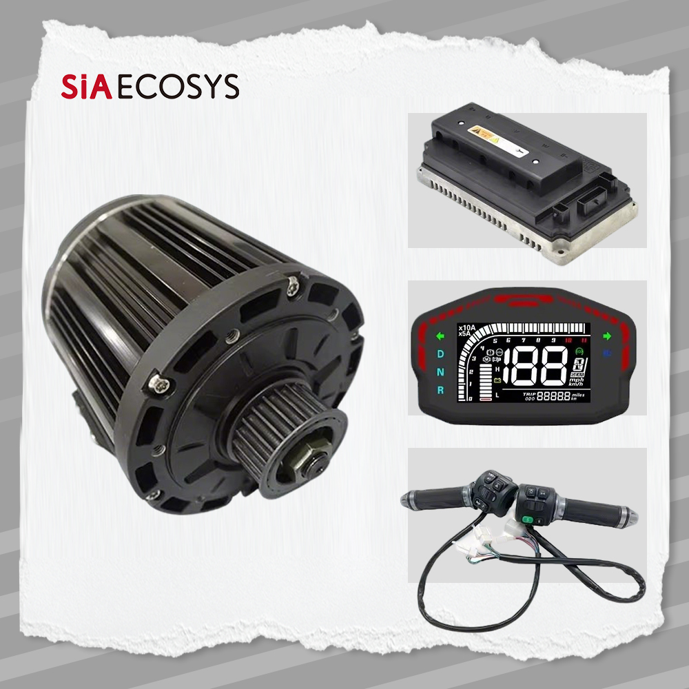 Mid Drive Motor Kit 72V 3000W - QS138 3000W V1 Diseño de correa