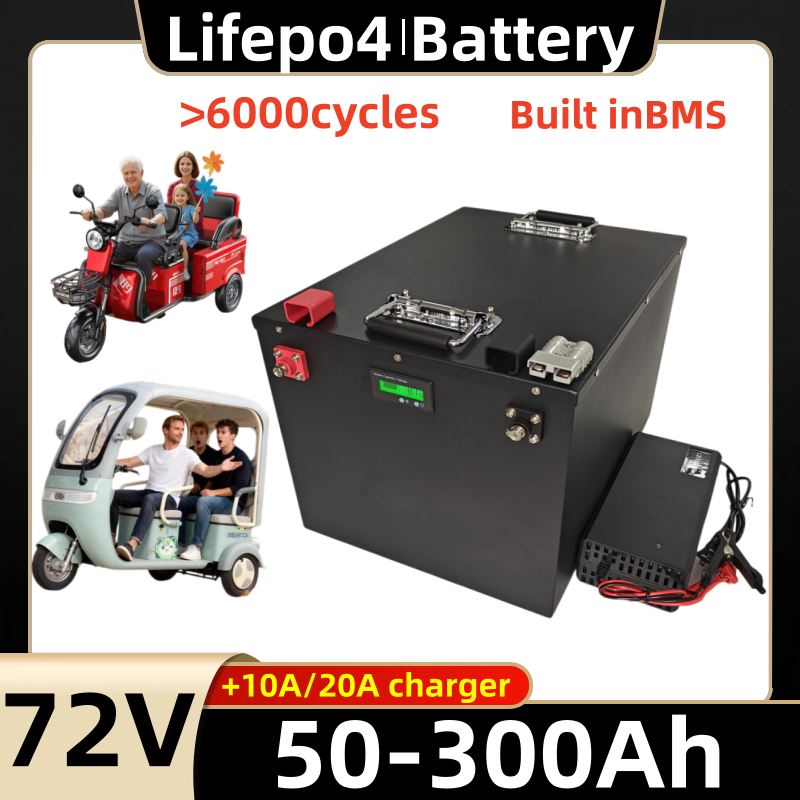 72V 60Ah Lifepo4 Battery Pack - Paquete de baterías de litio Lifepo4