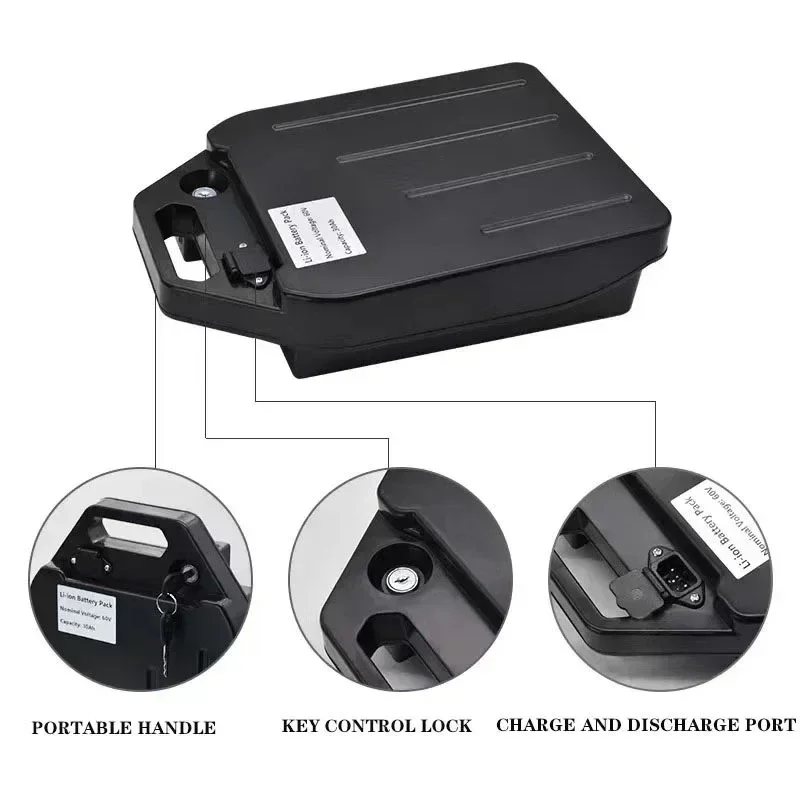 Batería de litio para vehículo - 60V 30Ah Electric Scooter Battery reseña y precio