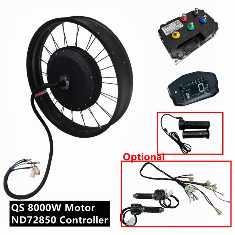 Kit de Motor para Bicicleta El - Qs273 Hub Motor 8000W 72V reseña y precio