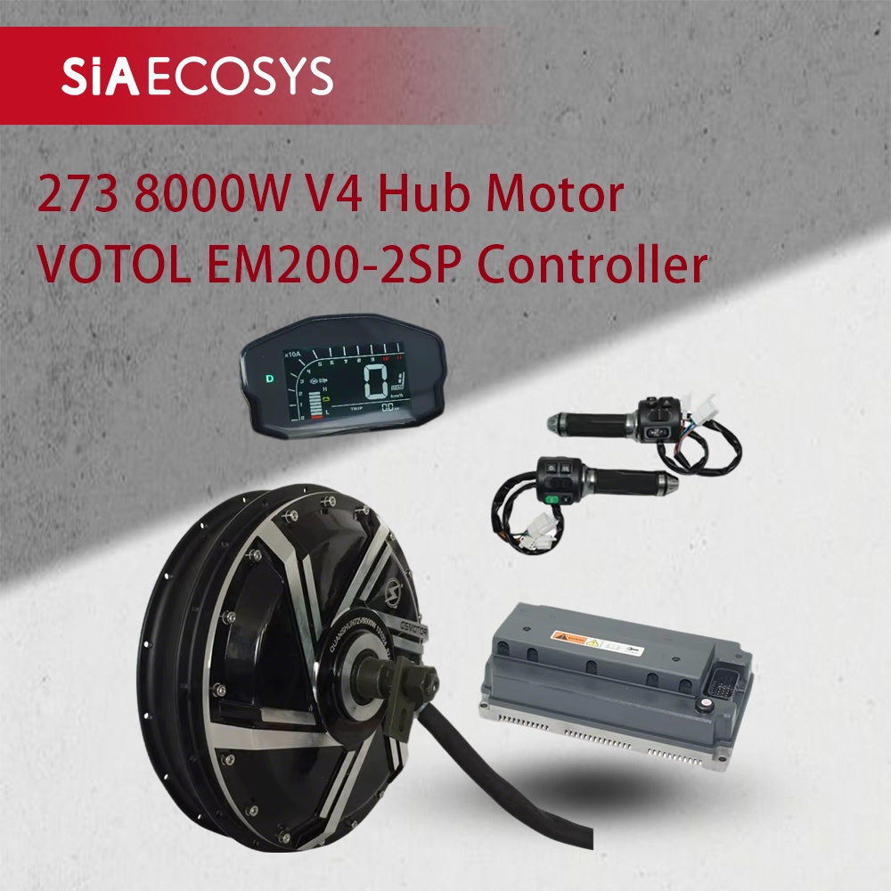 QSMOTOR QS273 8000W Potente mo - Qs273 Hub Motor 8000W 72V reseña y precio