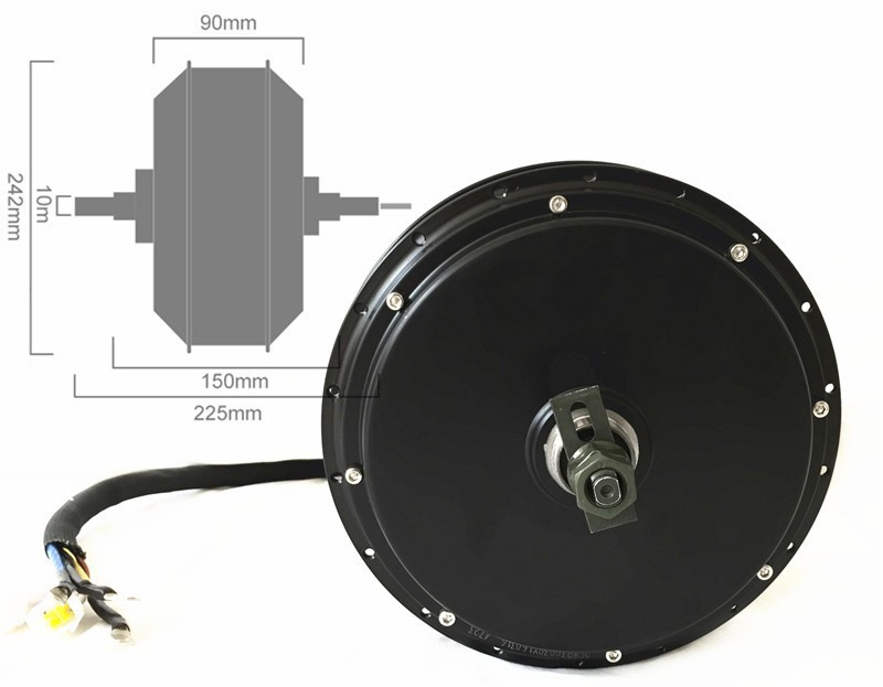 Kit de rueda trasera para moto - Electric Motorcycle Conversion Kit 72V reseña y precio