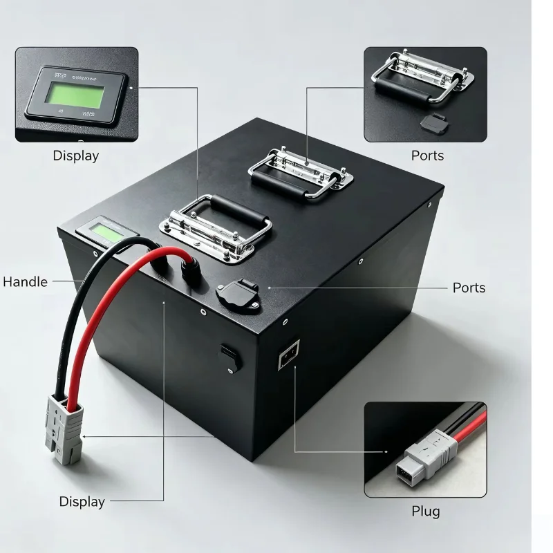 Paquete de baterías de fosfato - 72V 60Ah Lifepo4 Battery Pack reseña y precio