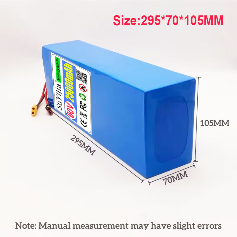16S5P 60V Batería 25AH 18650 P - 60V 30Ah Electric Scooter Battery reseña y precio