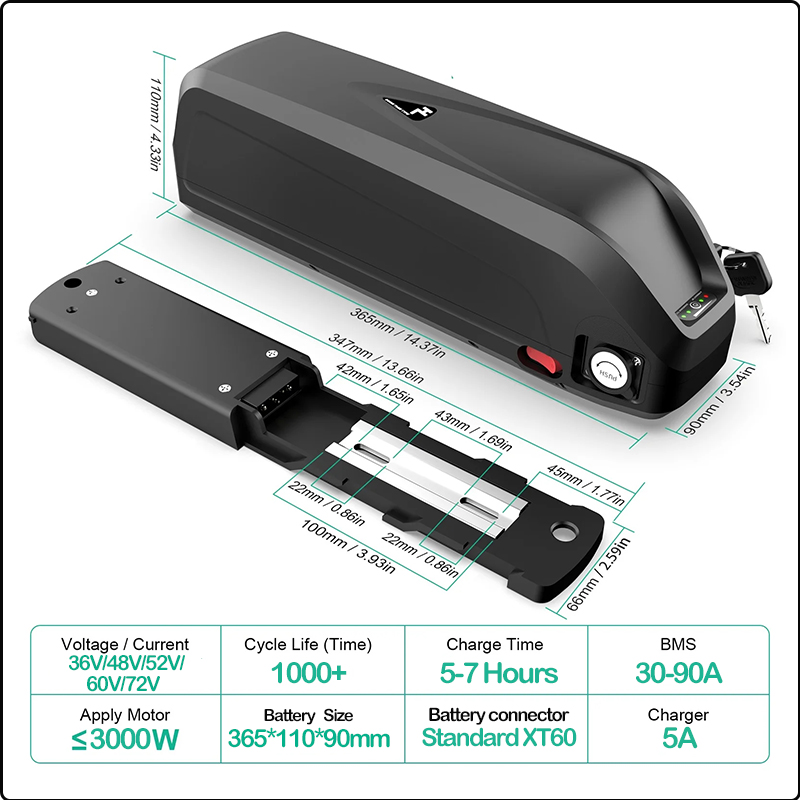 Batería para Bicicleta Eléctri - 60V 30Ah Electric Scooter Battery reseña y precio