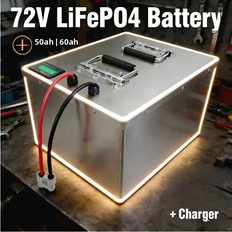 72V 50Ah 50A 60Ah 60 Ah 60A ba - 72V 60Ah Lifepo4 Battery Pack reseña y precio